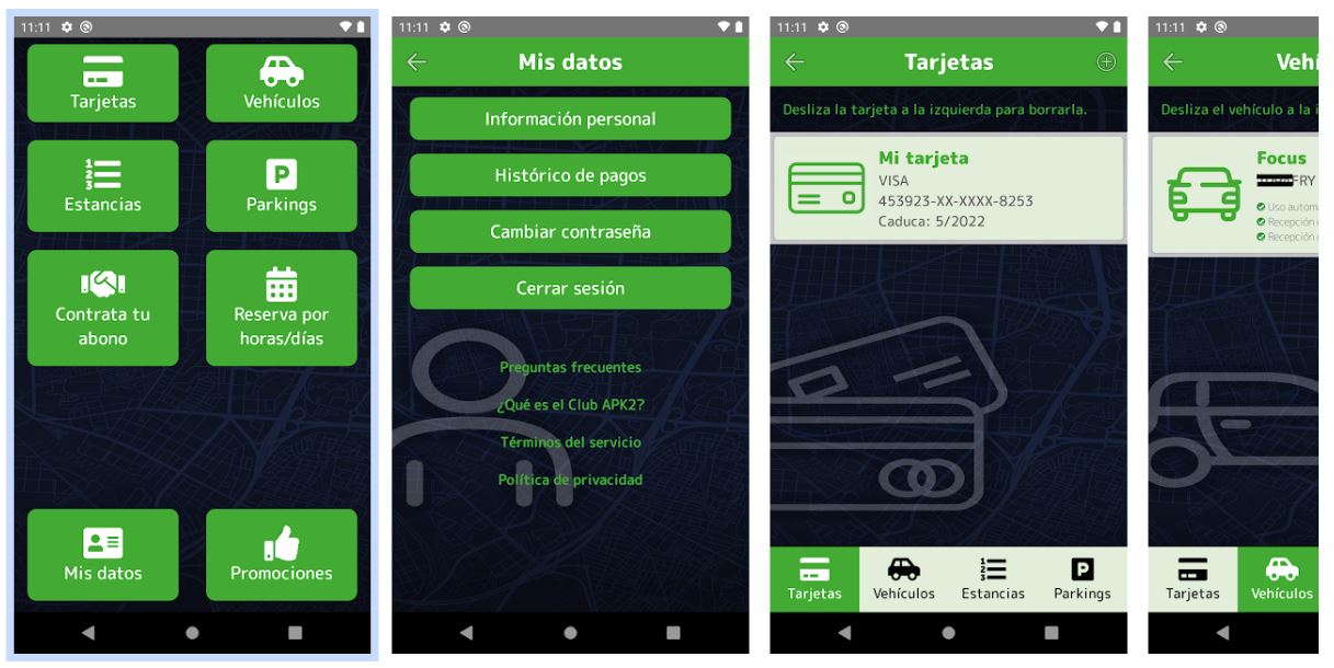 Aparcados APK2, la app para pagar el aparcamiento en parkings.